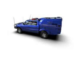 Pickup truck isolated on background. 3d rendering - illustration png