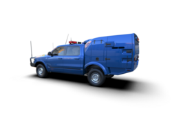 Pickup truck isolated on background. 3d rendering - illustration png