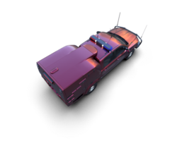 Pickup truck isolated on background. 3d rendering - illustration png