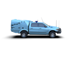 Pickup truck isolated on background. 3d rendering - illustration png