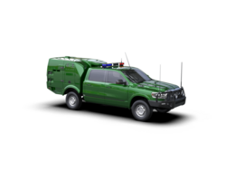 Pickup truck isolated on background. 3d rendering - illustration png