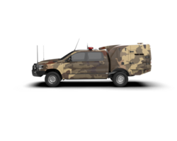 Pickup truck isolated on background. 3d rendering - illustration png