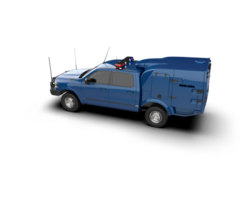 Pickup truck isolated on background. 3d rendering - illustration png