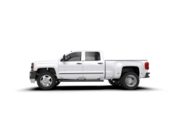Pickup truck isolated on background. 3d rendering - illustration png