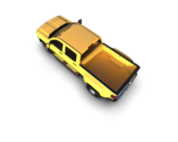 Pickup truck isolated on background. 3d rendering - illustration png