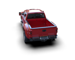 Pickup truck isolated on background. 3d rendering - illustration png