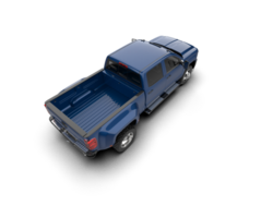 Pickup truck isolated on background. 3d rendering - illustration png