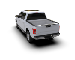 Pickup truck isolated on background. 3d rendering - illustration png