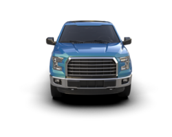 Pickup truck isolated on background. 3d rendering - illustration png