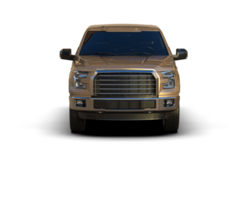 Pickup truck isolated on background. 3d rendering - illustration png