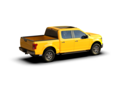Pickup truck isolated on background. 3d rendering - illustration png