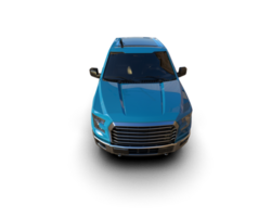 Pickup truck isolated on background. 3d rendering - illustration png