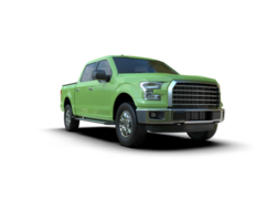 Pickup truck isolated on background. 3d rendering - illustration png