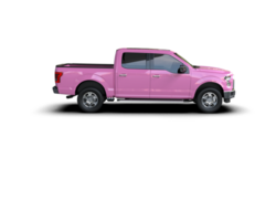 Pickup truck isolated on background. 3d rendering - illustration png