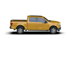 Pickup truck isolated on background. 3d rendering - illustration png