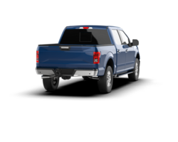 Pickup truck isolated on background. 3d rendering - illustration png