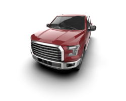 Pickup truck isolated on background. 3d rendering - illustration png