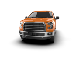 Pickup truck isolated on background. 3d rendering - illustration png