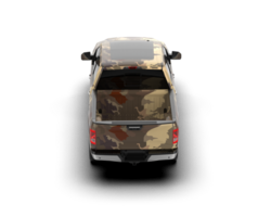 Pickup truck isolated on background. 3d rendering - illustration png