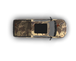 Pickup truck isolated on background. 3d rendering - illustration png