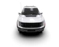 Pickup truck isolated on background. 3d rendering - illustration png