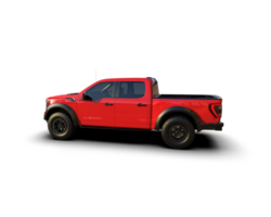 Pickup truck isolated on background. 3d rendering - illustration png