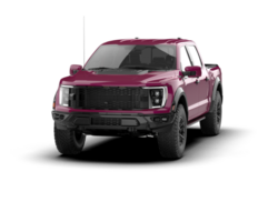 Pickup truck isolated on background. 3d rendering - illustration png