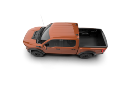 Pickup truck isolated on background. 3d rendering - illustration png