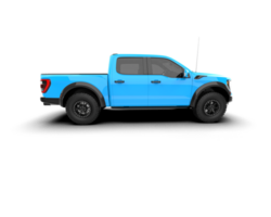 Pickup truck isolated on background. 3d rendering - illustration png