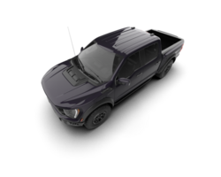 Pickup truck isolated on background. 3d rendering - illustration png