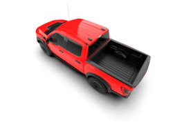 Pickup truck isolated on background. 3d rendering - illustration png