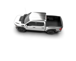 Pickup truck isolated on background. 3d rendering - illustration png