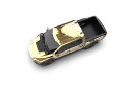 Pickup truck isolated on background. 3d rendering - illustration png