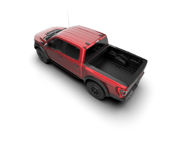 Pickup truck isolated on background. 3d rendering - illustration png