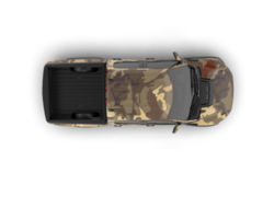 Pickup truck isolated on background. 3d rendering - illustration png