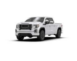 Pickup truck isolated on background. 3d rendering - illustration png