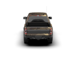 Pickup truck isolated on background. 3d rendering - illustration png