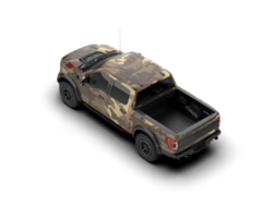 Pickup truck isolated on background. 3d rendering - illustration png