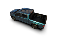 Pickup truck isolated on background. 3d rendering - illustration png