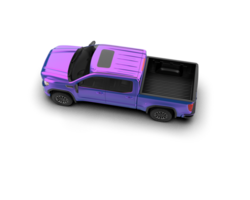 Pickup truck isolated on background. 3d rendering - illustration png