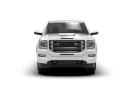 Pickup truck isolated on background. 3d rendering - illustration png