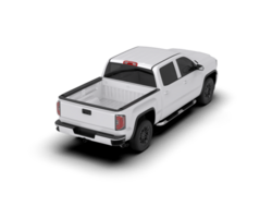 Pickup truck isolated on background. 3d rendering - illustration png