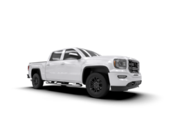 Pickup truck isolated on background. 3d rendering - illustration png