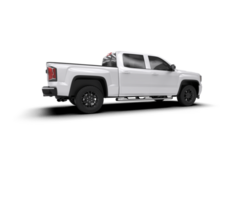 Pickup truck isolated on background. 3d rendering - illustration png