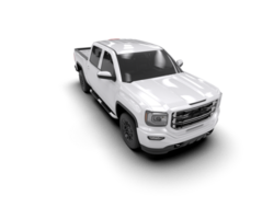 Pickup truck isolated on background. 3d rendering - illustration png