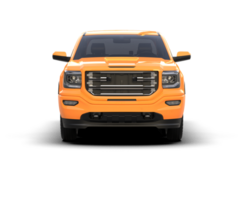 Pickup truck isolated on background. 3d rendering - illustration png