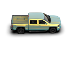 Pickup truck isolated on background. 3d rendering - illustration png