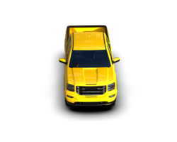 Pickup truck isolated on background. 3d rendering - illustration png