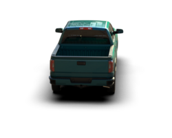 Pickup truck isolated on background. 3d rendering - illustration png