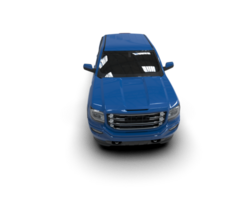Pickup truck isolated on background. 3d rendering - illustration png